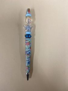 Primary image for the Blue Floral Beaded Pen Auction Item