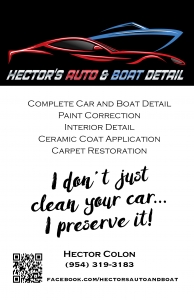 Secondary image for the Hector's Auto & Boat Detail Gift Certificate Auction Item