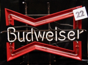 Secondary image for the Man Cave Starter Pack - Budweiser Neon Sign Auction Item