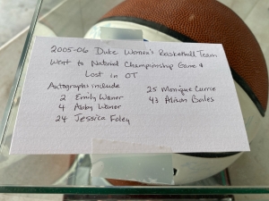 Secondary image for the Signed Duke Women's Basketball 2005-2006 Team Auction Item
