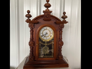 Primary image for the Antique German Tabletop Clock Auction Item
