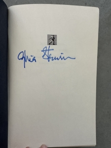 Secondary image for the SIGNED Book by Gloria Steinem Auction Item