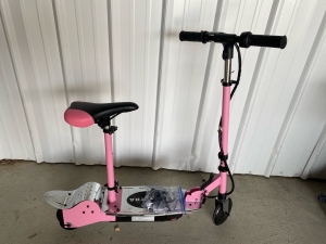 Secondary image for the Maxtra Electric Scooter Pink, NEW Auction Item