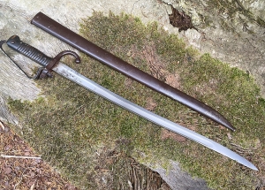 Primary image for the Antique 1871 French Sword Bayonet, Chassepot St. Etienne, with matching scabbard Auction Item