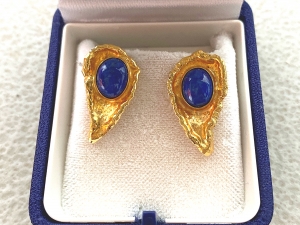 Primary image for the Lapis Lazuli and Gold earrings Auction Item
