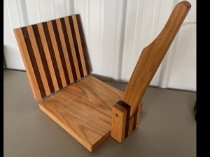 Secondary image for the Butcher Block Tortilla Press Auction Item