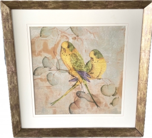 Primary image for the TWO Parakeet Prints Art Auction Item