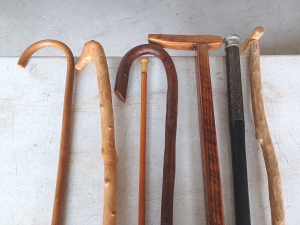 Primary image for the Set of 5 Vintage Walking Canes Auction Item