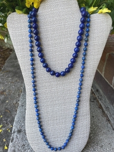 Primary image for the TWO Lapis Lazuli Bead necklaces Auction Item