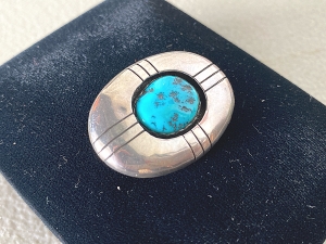 Primary image for the Silver and Turquoise pin Auction Item
