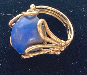 Primary image for the Lapis Lazuli and Gold ring women's  Auction Item
