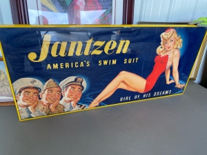 Primary image for the Jantzen America's Swim Suit vintage framed advert 1943 Auction Item