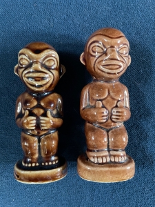 Primary image for the Mid-Century Vintage 1950’s Kon Tiki salt and pepper shakers Auction Item