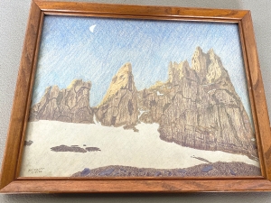 Primary image for the Artist William A. Warren. Sr., Colored Pencil Auction Item