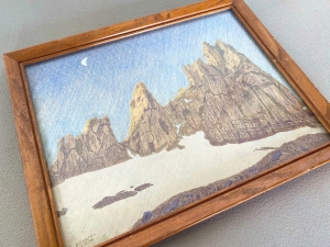 Secondary image for the Artist William A. Warren. Sr., Colored Pencil Auction Item