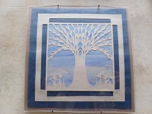 Primary image for the Galia Goodman Artist, cut paper in acrylic Auction Item
