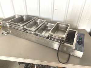 Primary image for the Restaurant Steam Table Bain Marie with inserts Auction Item