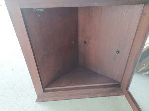 Secondary image for the Wooden small corner cabinet Auction Item