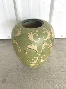 Secondary image for the Ginger Jar with lid, sage green Auction Item
