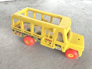Secondary image for the Set of 2 Vintage Fisher Price toys Bus and Camper Auction Item