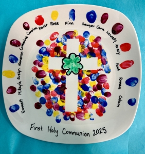 Primary image for the 2nd Grade Mrs. McAdam  First Communion Plate Auction Item