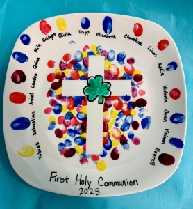 Primary image for the 2nd Grade Mrs. Thomson First Communion Plate Auction Item
