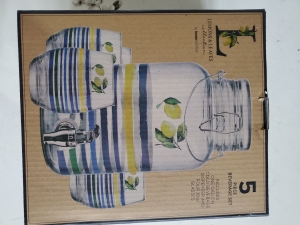 Secondary image for the 5 Piece Beverage Set Auction Item