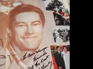 Secondary image for the Sandy Hawley Poster Vintage Auction Item