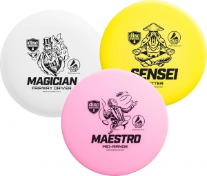 Secondary image for the Disc golf set of 3 Auction Item