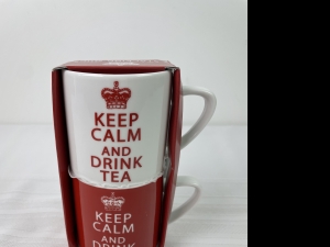Primary image for the Stackable mugs “Keep calm and drink tea” Auction Item