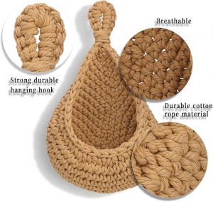 Secondary image for the Jute hanging baskets – set of 2 Auction Item
