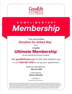 Primary image for the 26 - GoodLife Fitness Auction Item