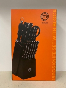 Primary image for the 71 - 15 Piece Knife Set With Block Auction Item