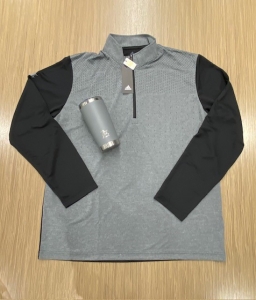 Primary image for the 74 - Adidas Long Sleeve Shirt and Grey Tumbler  Auction Item