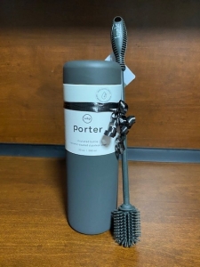 Primary image for the 86 - Charcoal Insulated Bottle and Brush Auction Item