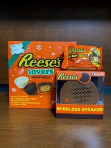 Primary image for the 88 - Reese’s Bluetooth Speaker and Chocolates  Auction Item