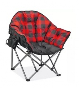Primary image for the 136 - Big Daddy Chair - Red Plaid Auction Item