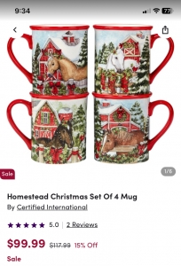 Primary image for the Christmas mugs Auction Item