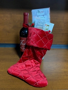Primary image for the 180 - Red Wine with Stocking Auction Item