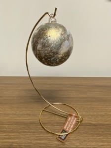 Primary image for the 189 - Handmade Glass Ornament with Stand Auction Item