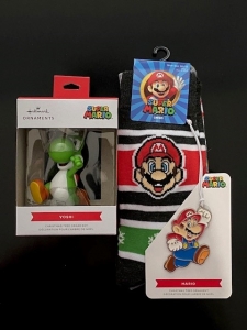 Primary image for the 195 - Super Mario Ornaments and Socks Auction Item