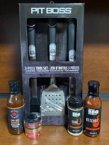Primary image for the 207 - Pit Boss BBQ Tool Set with Spice and Sauces Auction Item