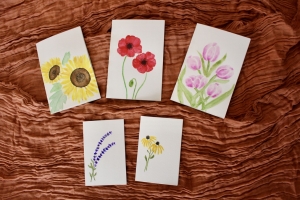 Secondary image for the 10 Watercolour greeting cards by Rebecca Alberts Watercolour Designs Auction Item