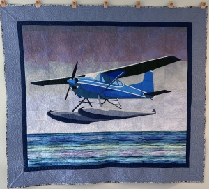 Primary image for the Handmade Quilt Featuring Your Seaplane! Auction Item