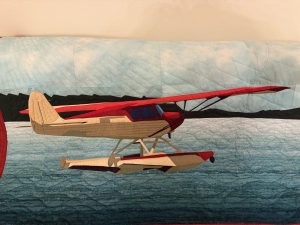 Secondary image for the Handmade Quilt Featuring Your Seaplane! Auction Item