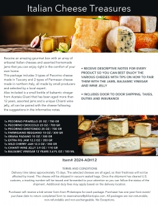 Secondary image for the Italian Cheese Treasures! Auction Item