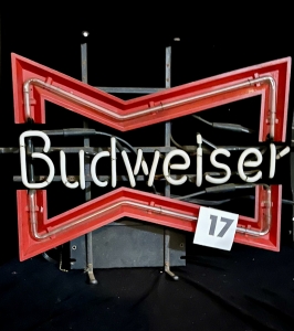 Secondary image for the Man Cave Starter Pack - Budweiser Neon Sign Auction Item