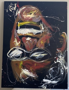 Secondary image for the ORIGINAL PAINTING OF RAY CHARLES Auction Item