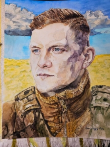 Primary image for the Portrait of Roman Trokhymets by Janet Gregory Moos Auction Item