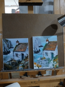 Primary image for the Seaside Cottage Painting Auction Item